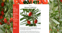 Desktop Screenshot of goji411.com